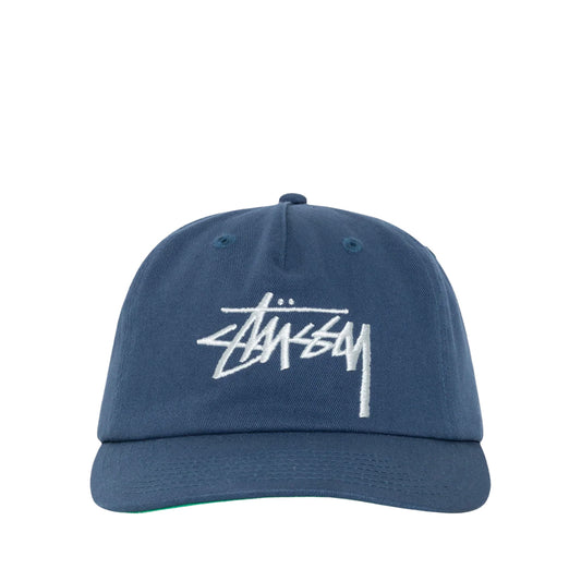 Stüssy - Cap - Big Stock Mid Depth - deep blue - INSTORE ONLY!
