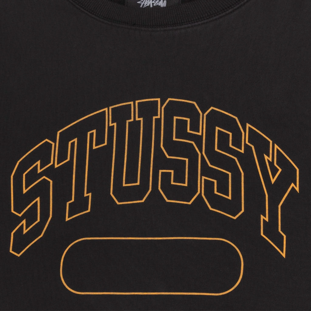 Stüssy - Crewneck - Varsity Oversized - black