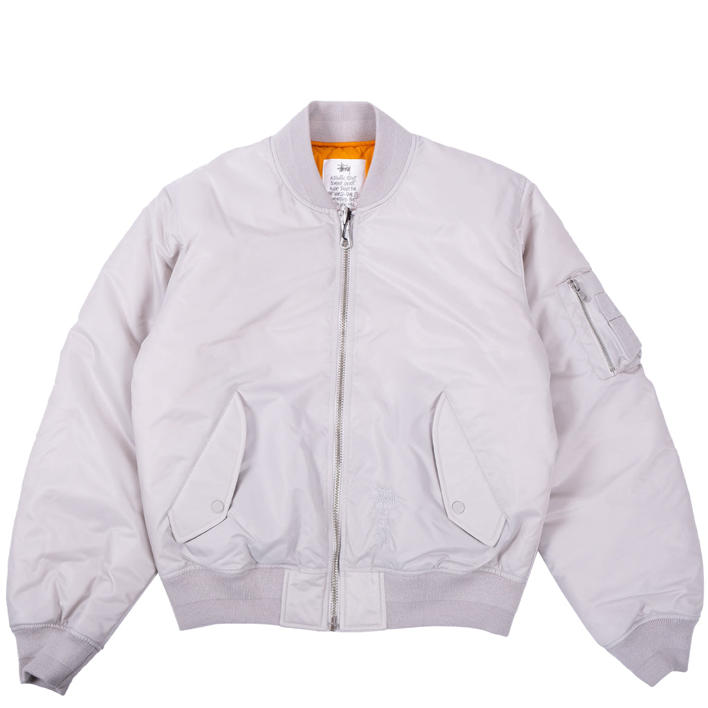 Stüssy - Jacket - Built Bomber - grey - INSTORE ONLY !