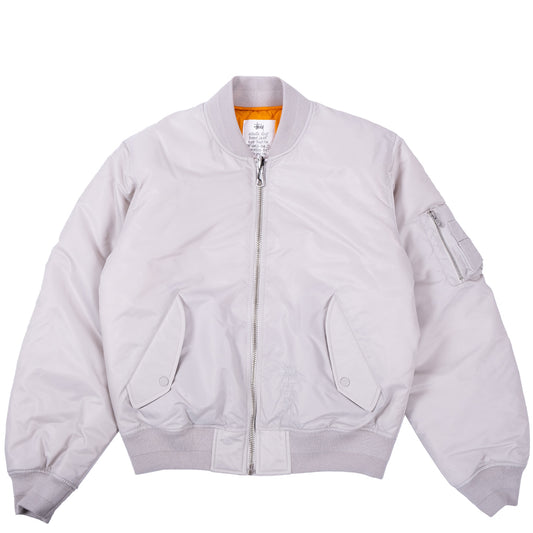 Stüssy - Jacket - Built Bomber - grey - INSTORE ONLY !