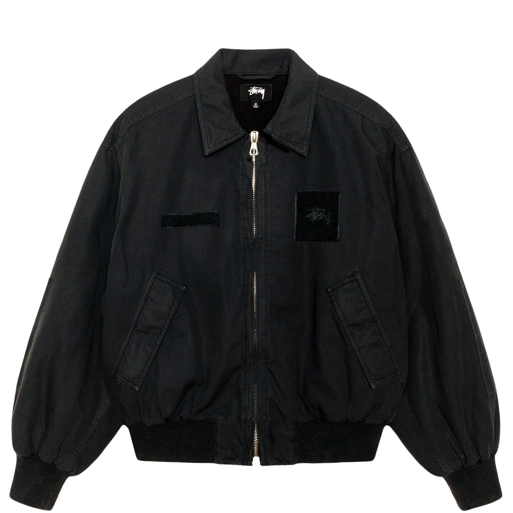 Stüssy - Jacket - Flight Bomber - black - INSTORE ONLY !