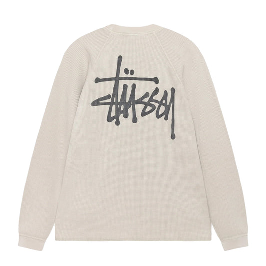 Stüssy - Longsleeve - Thermal - Raglan Basic Stock - bone - INSTORE ONLY!
