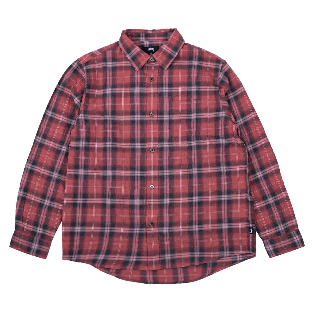 Stüssy - Shirt - Beach Plaid - red - INSTORE ONLY!