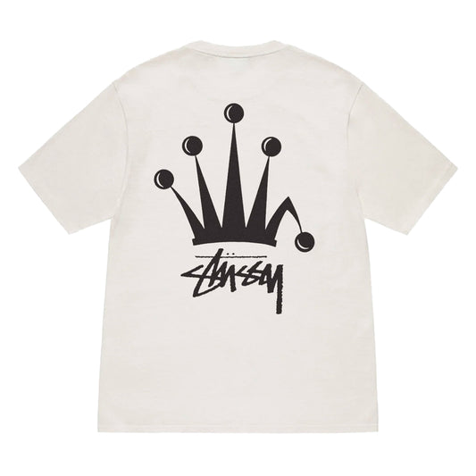 Stüssy - T-Shirt - Regal Crown Pig. Dyed - natural - INSTORE ONLY!