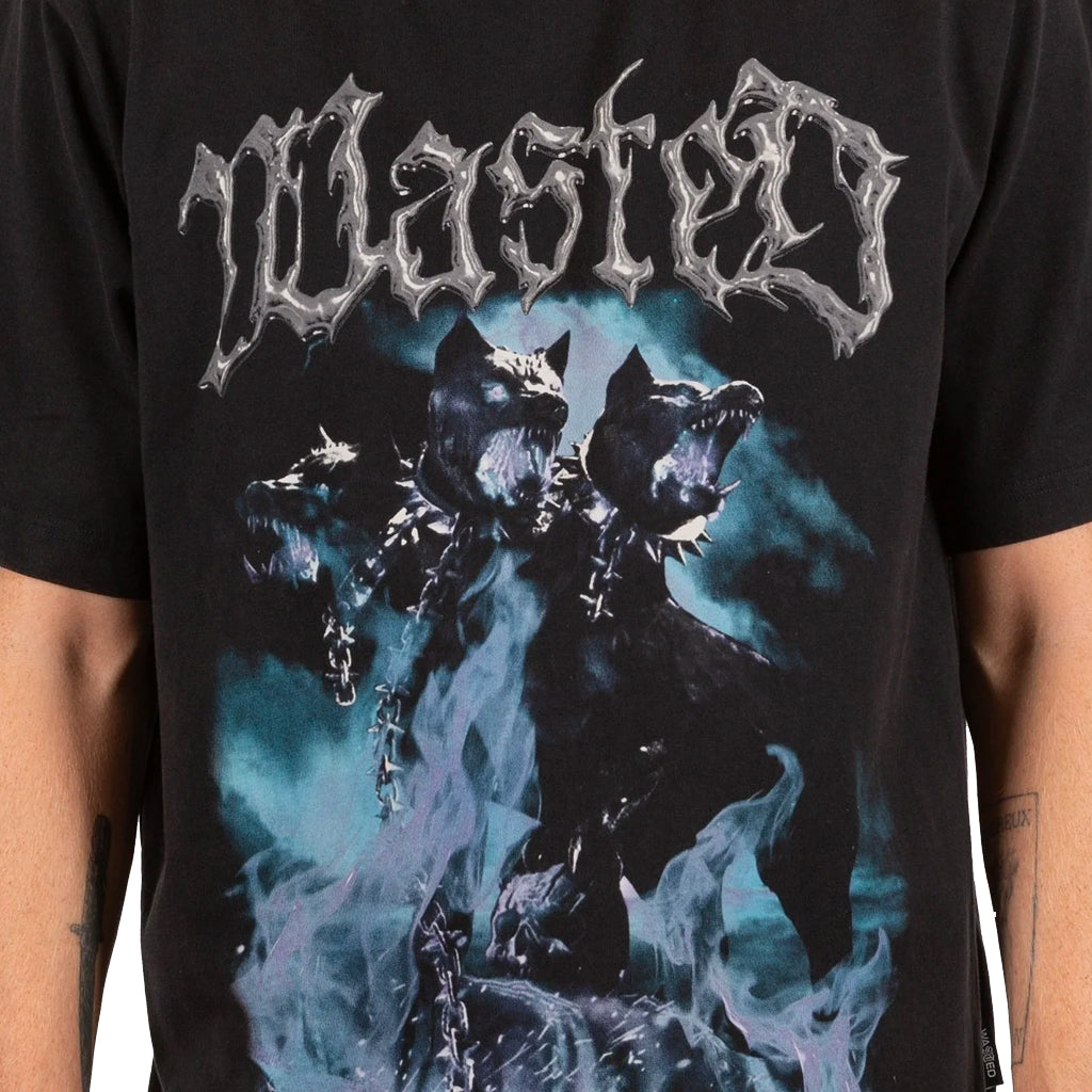 Wasted Paris T-Shirt Knight Core faded black