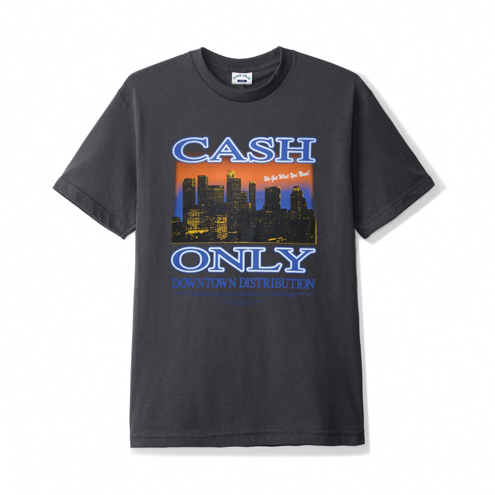 Cash Only T-Shirt City charcoal