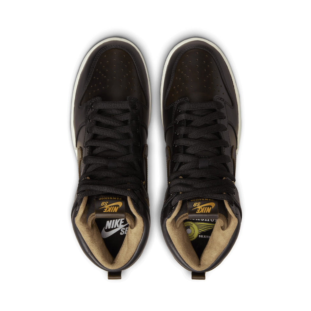 Topview Nike SB Dunk High Pawnshop black/black/metallic gold  FJ0445-001