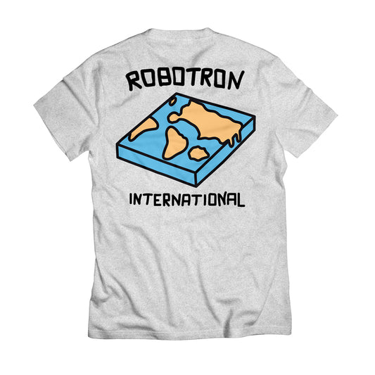 Robotron T-Shirt - Flat Earth heather grey - Online Only!