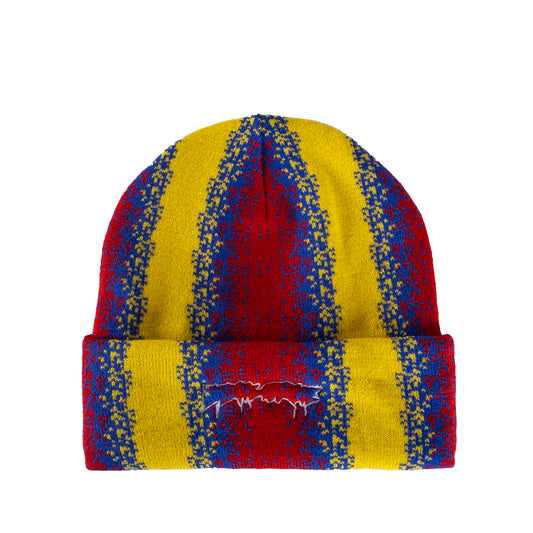 Fucking Awesome Beanie Gradient Drip yellow/blue