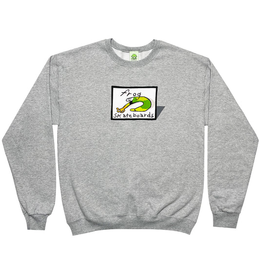 Frog - Crewneck - Classic Logo - athletic grey - Online Only!