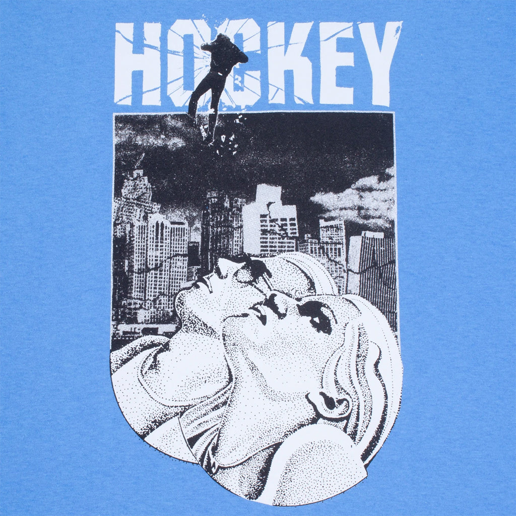 Hockey - T-Shirt - Look Up - carolina blue