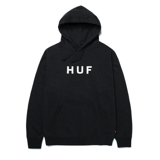 HUF - Hoodie - Essentials OG Logo - black
