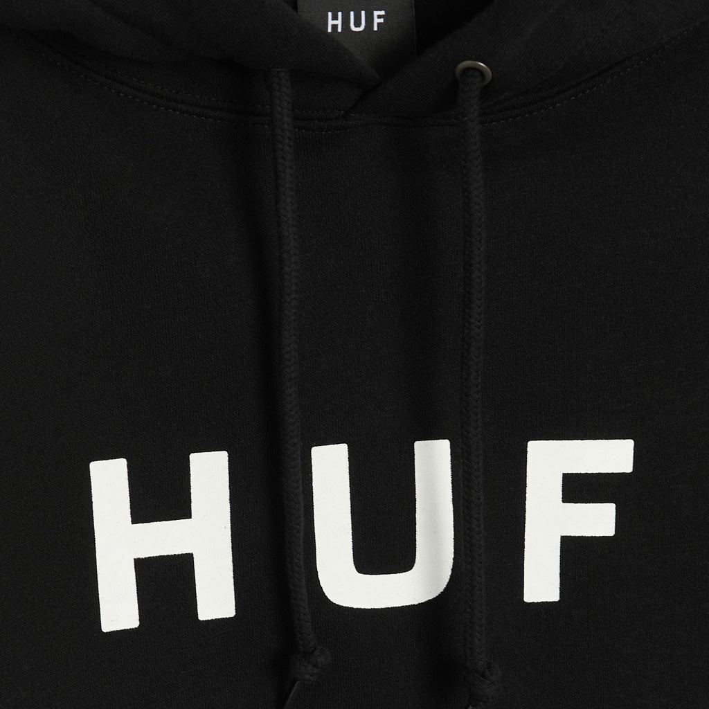 HUF - Hoodie - Essentials OG Logo - black