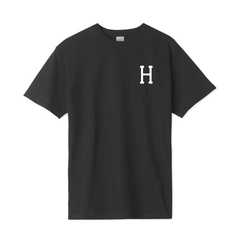 HUF - T-Shirt - Essentials Classic H - black - Online only !