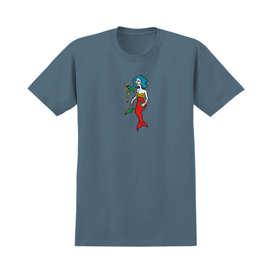 Krooked T-Shirt Mermaid indigo