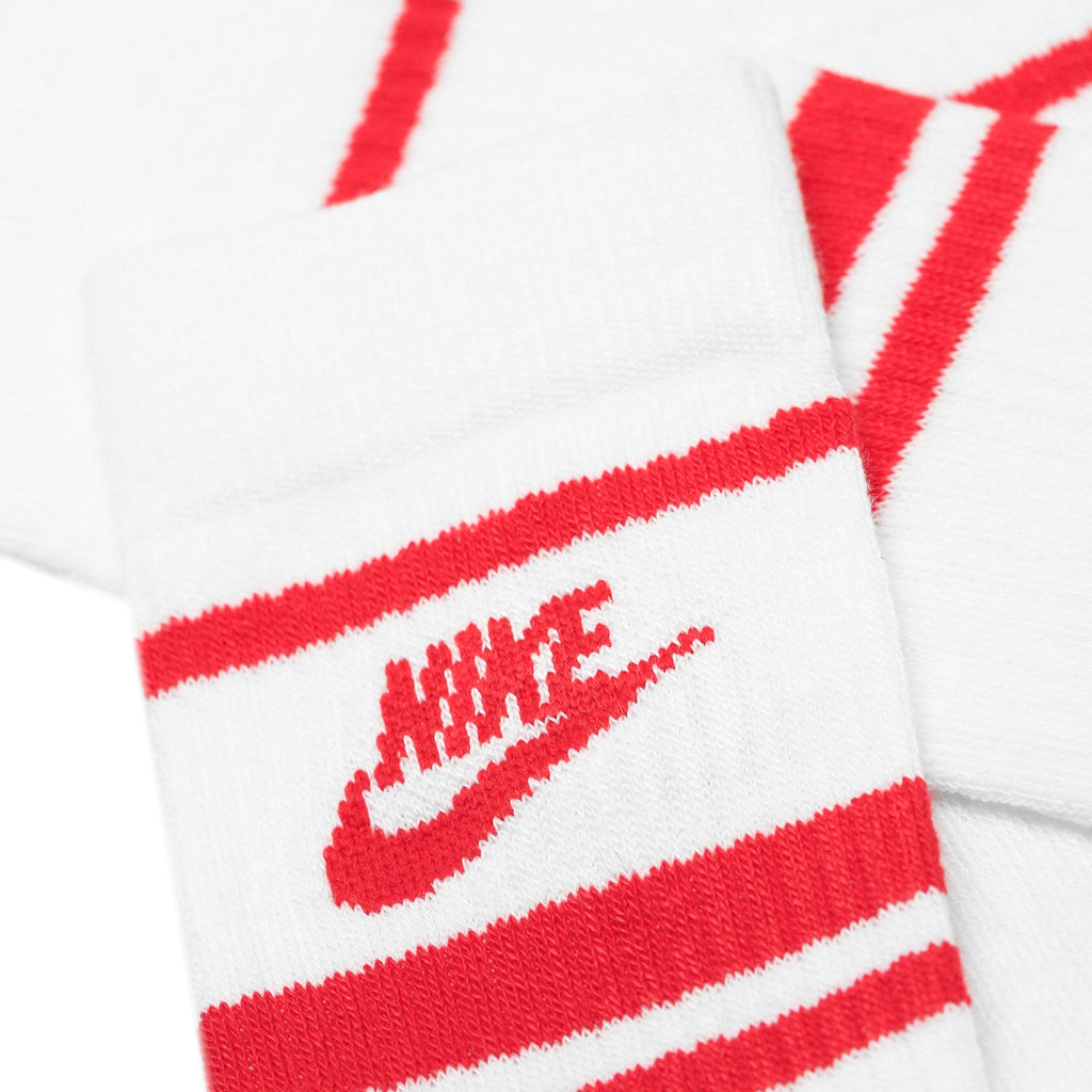 Nike - Socks - Everyday Essential 3 Pack - white/red
