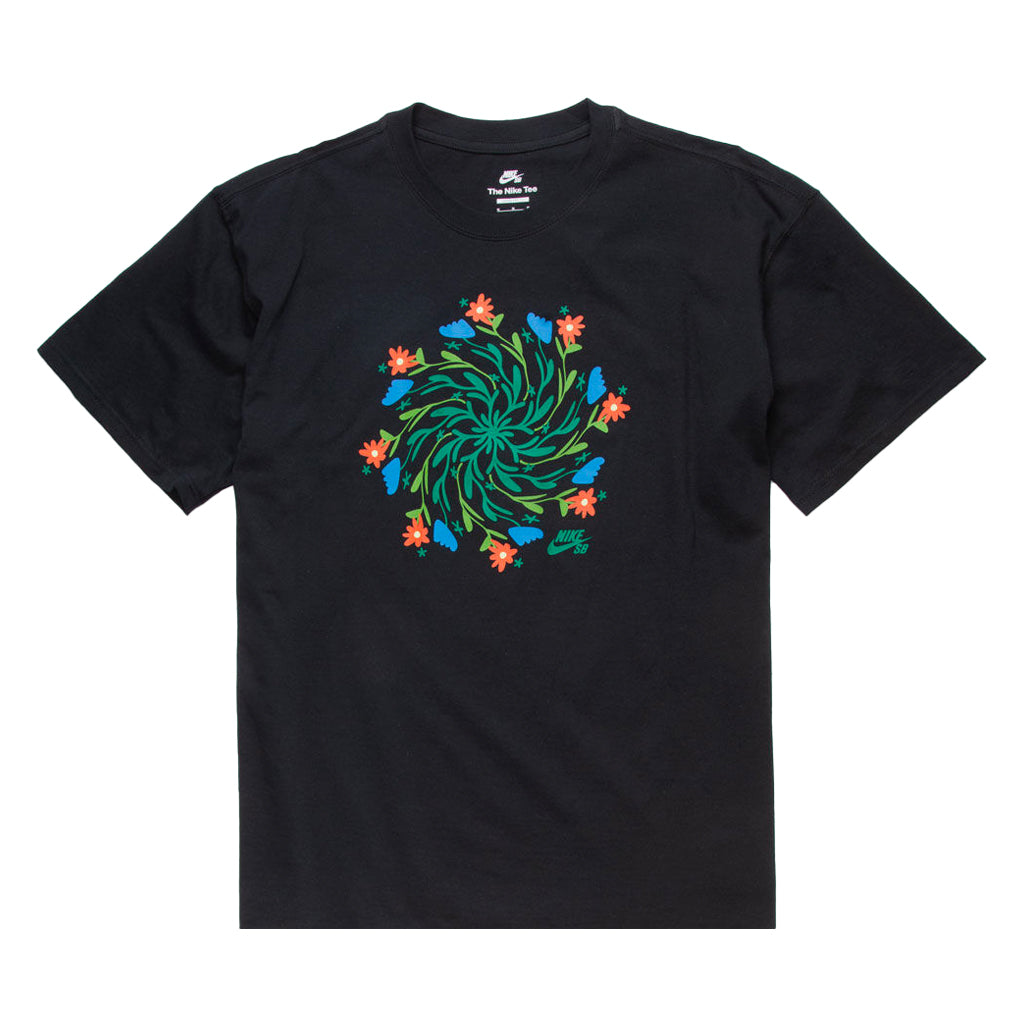 Nike SB - T-Shirt - Wild Flower - black