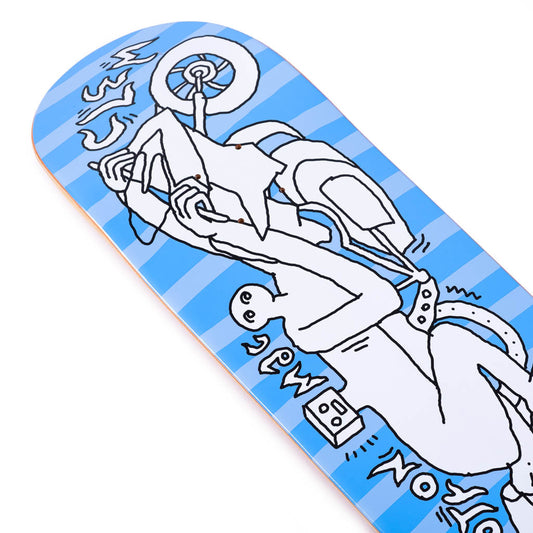 Robotron & Mac Clem Deck - Motorbike blue - 8.1"