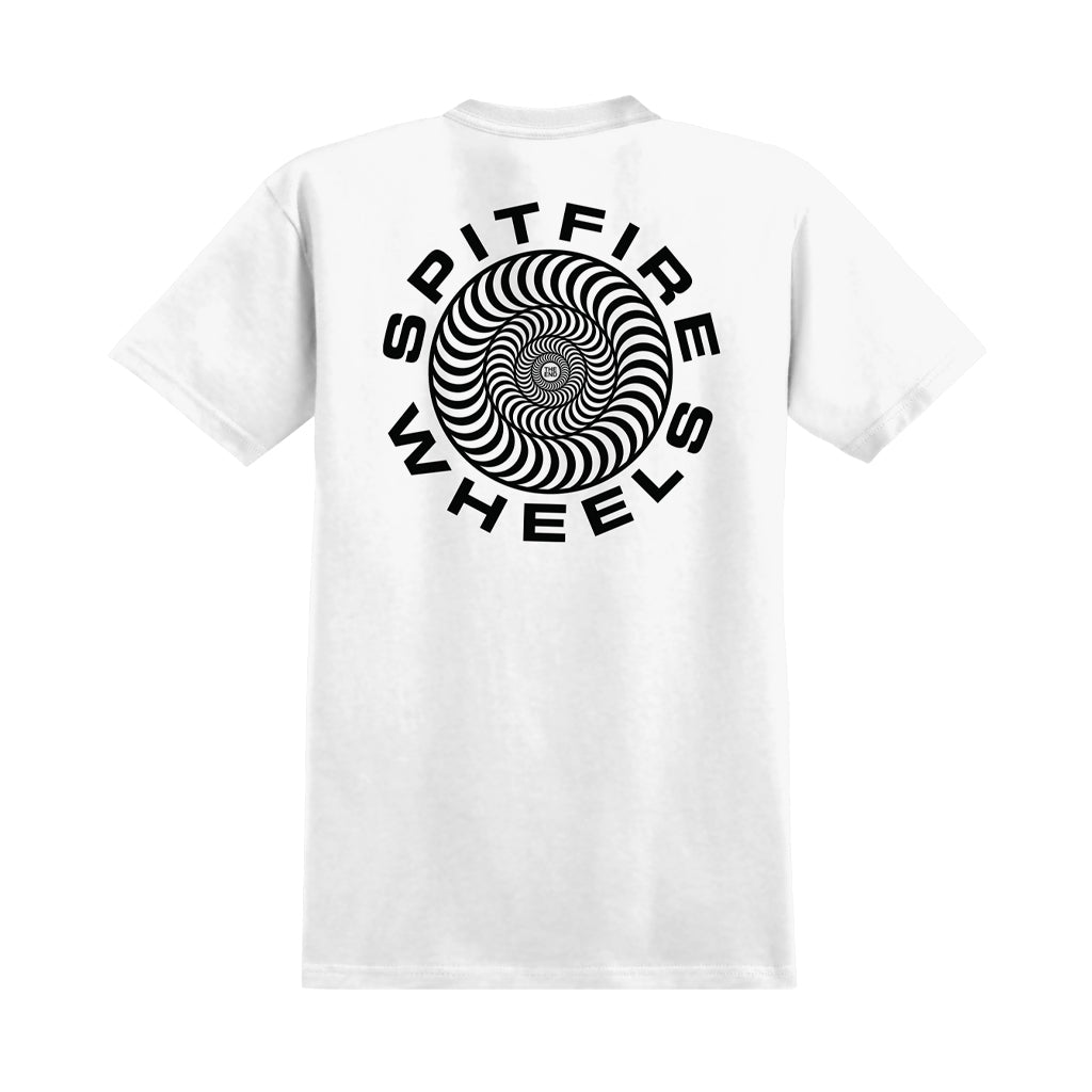 Spitfire T-Shirt Classic 87 Swirl white/black