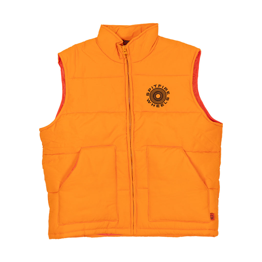 Spitfire Puff Vest Classic ´87 Swirl  orange/black