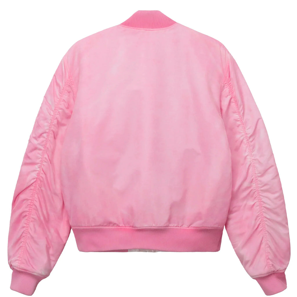 Stüssy - Jacket - Dyed Nylon Bomber - pink