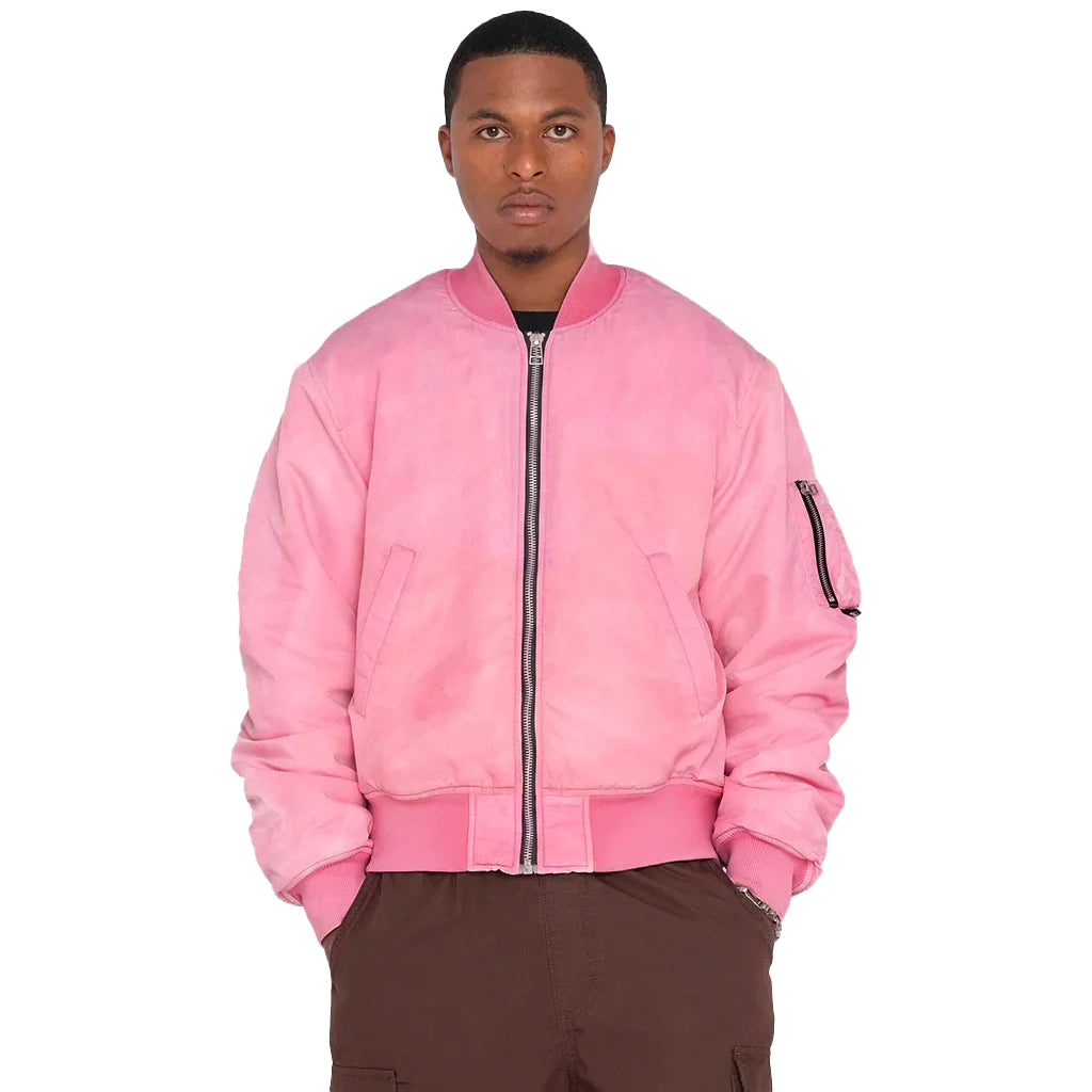 Stüssy - Jacket - Dyed Nylon Bomber - pink