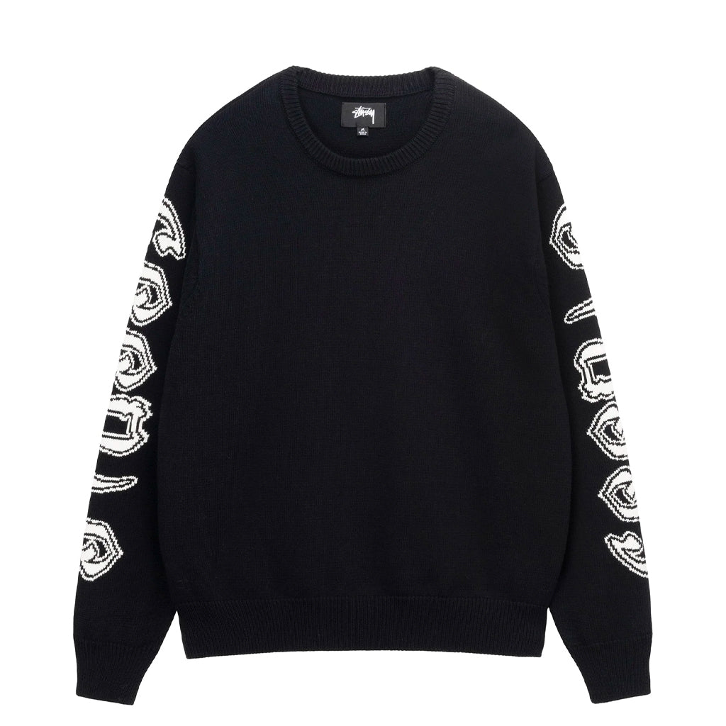 Stüssy - Sweater - Sleeve Logo - black