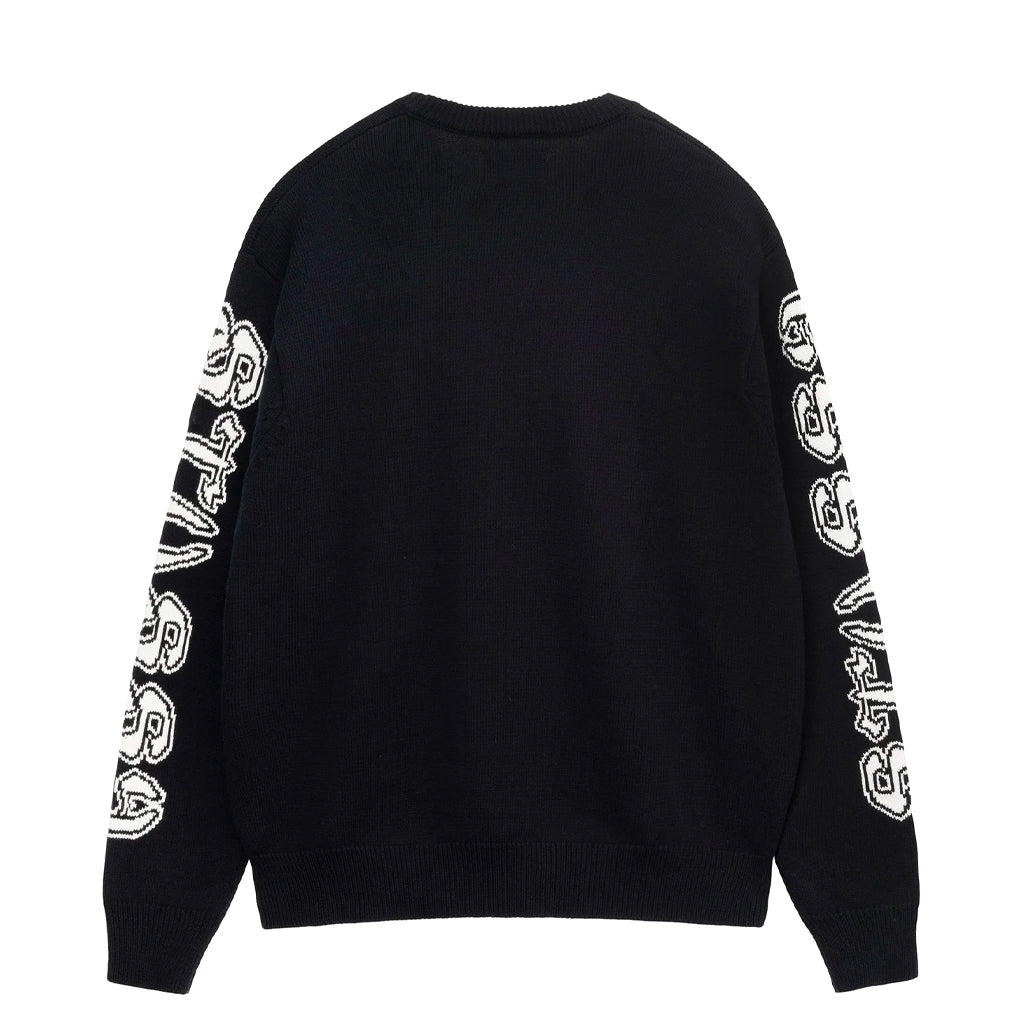 Stüssy - Sweater - Sleeve Logo - black
